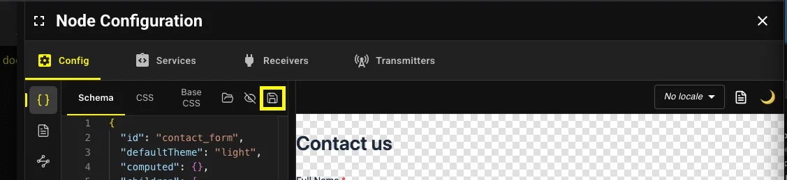 Save form image